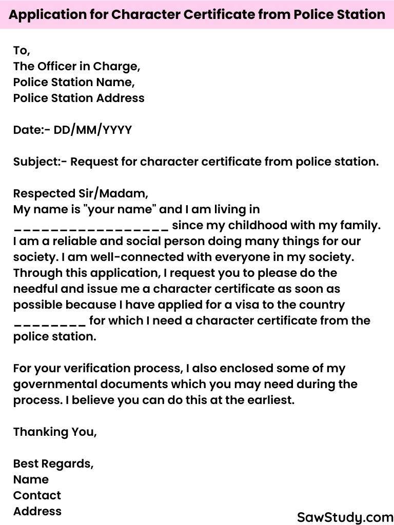 application-for-character-certificate-from-police-station